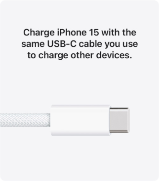 USB-C cable for iPhone 15